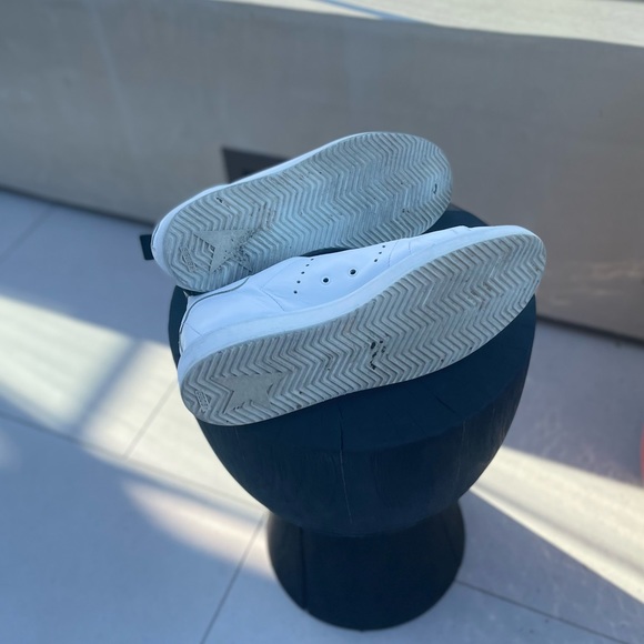 golden goose starter sneakers in all white leather - Picture 10 of 16